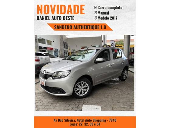RENAULT SANDERO 1.0 12V SCE FLEX AUTHENTIQUE MANUAL